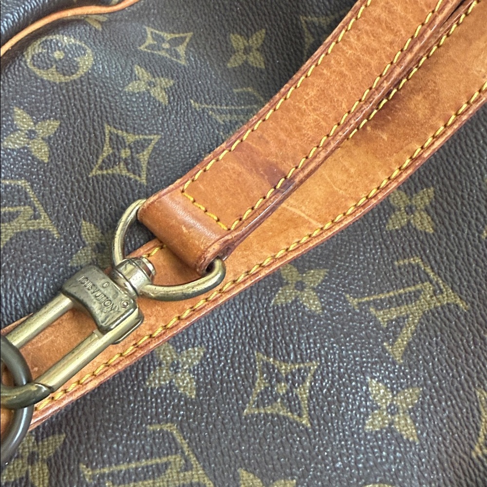 Louis Vuitton Monogram Canvas Brown and Tan Carryall 45 - Picture 7 of 9